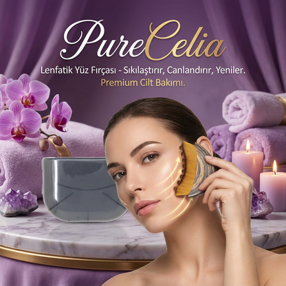 Yüz Şekillendirici Lenfatik Masaj Fırçası