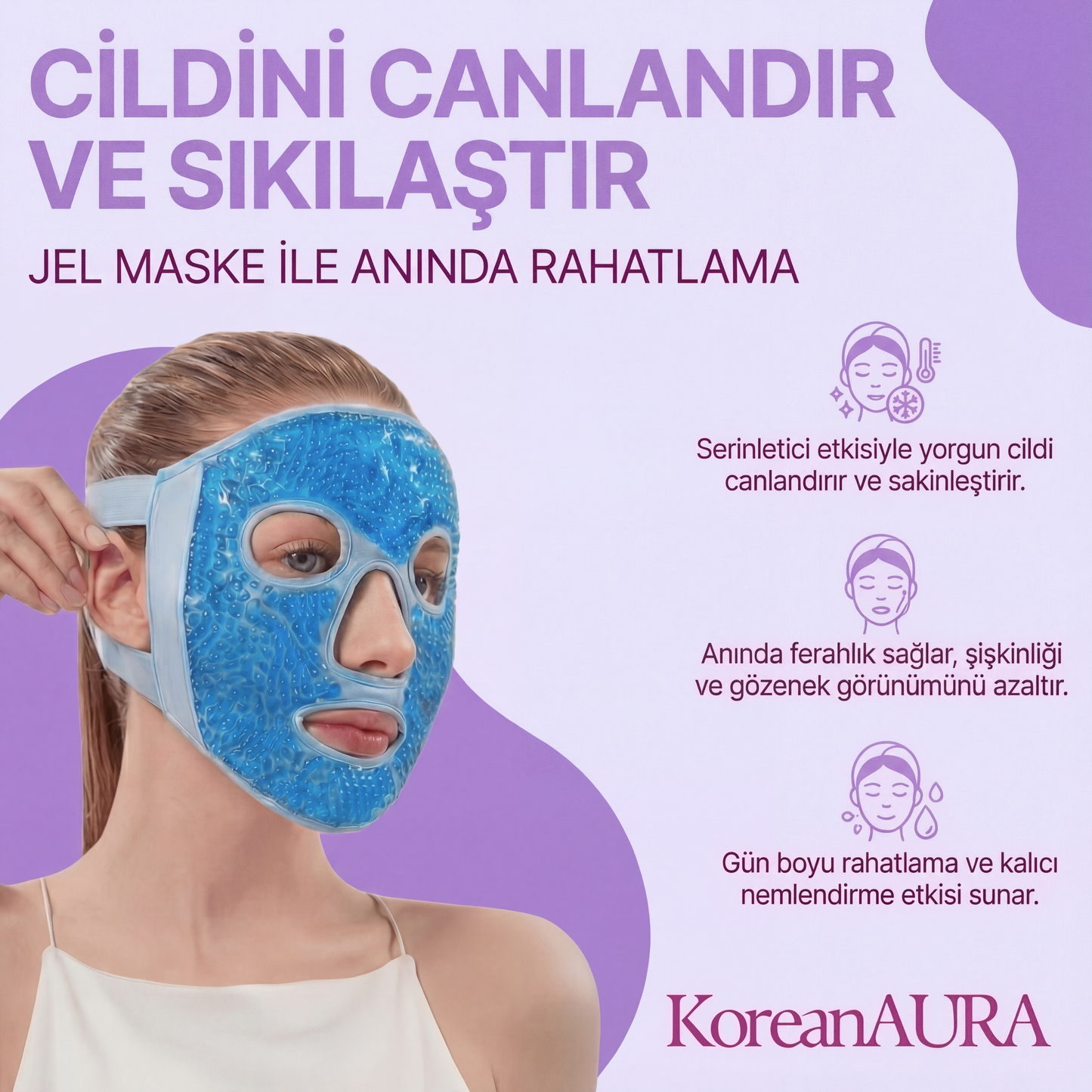 PureCelia - Jel Terapi Yüz Maskesi