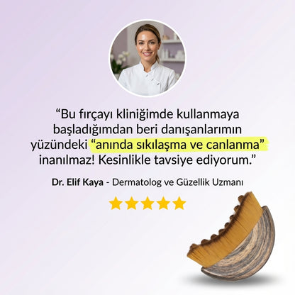 Yüz Şekillendirici Lenfatik Masaj Fırçası